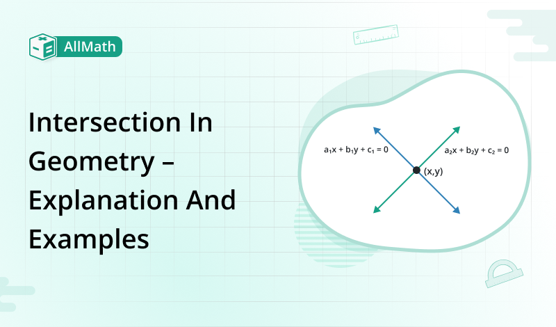 Intersection in Geometry