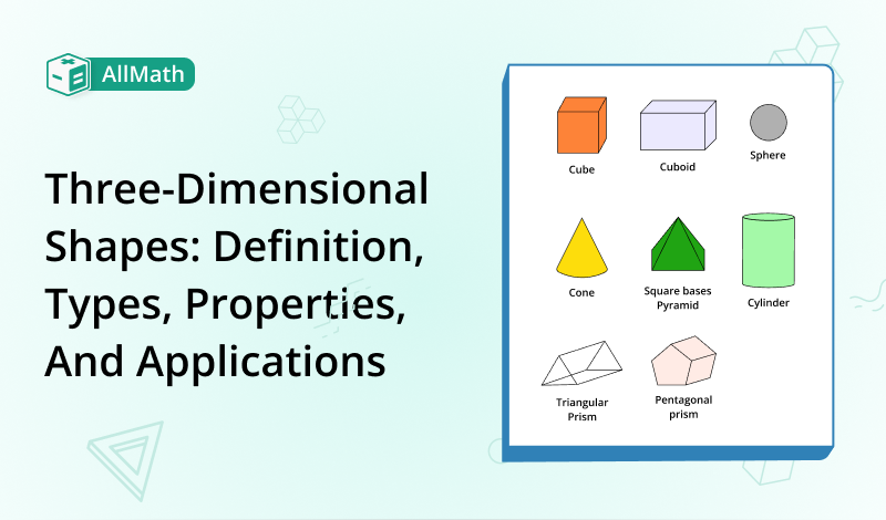 Three Dimensional Shapes