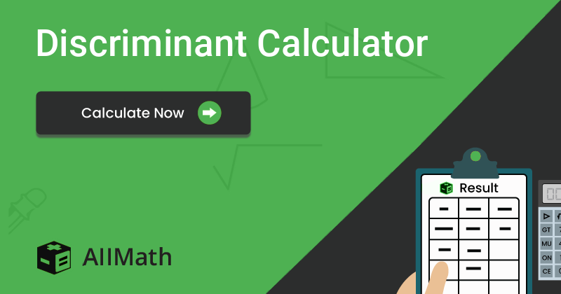 Discriminant Calculator Find The Discriminant With Steps 3812